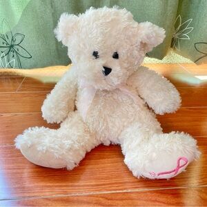 12" Canadian Cancer Society 2010 Bear Pink Ribbon